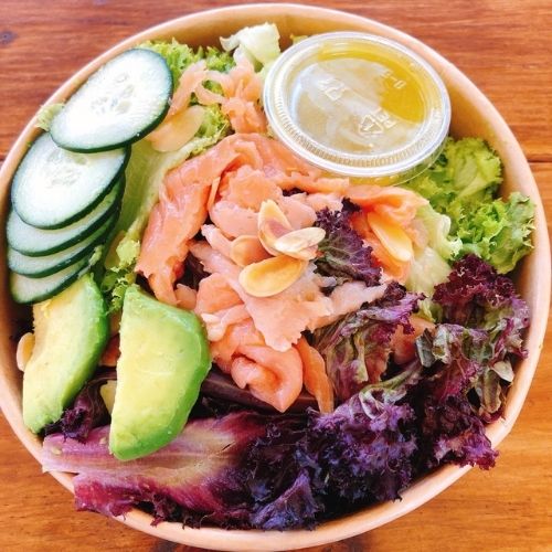 Ensalada Salmón ahumado