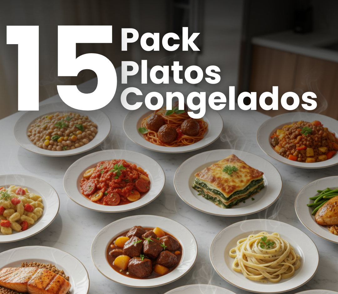 Pack 15 platos! Frescos o congelados