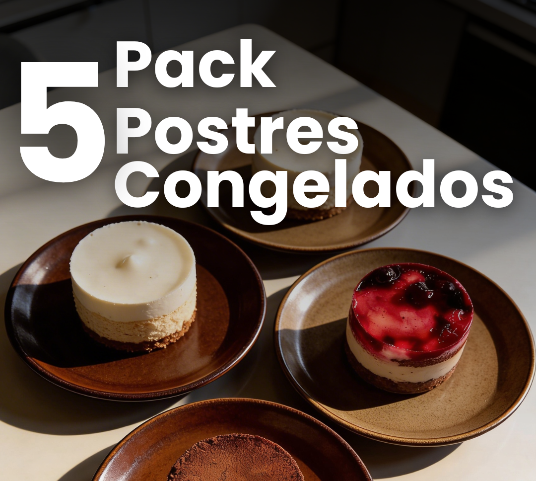 Pack 5 Postres congelados